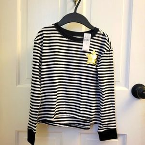 Justice Girls Long Sleeve Shirt (size 7)